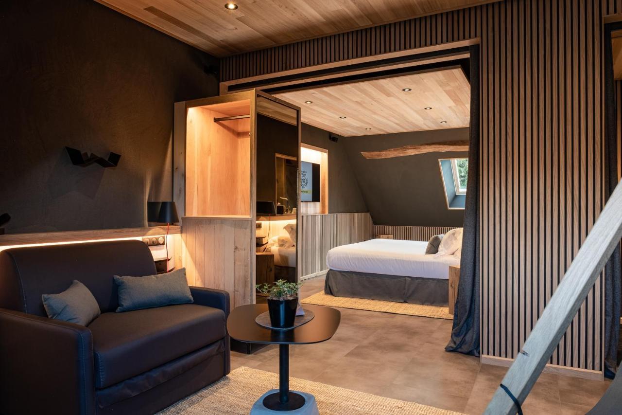 Le Studio Des Pres Verts Suite Design Avec Jacuzzi Privatif Jouey ภายนอก รูปภาพ